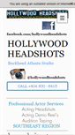 Mobile Screenshot of hollywoodheadshots.info